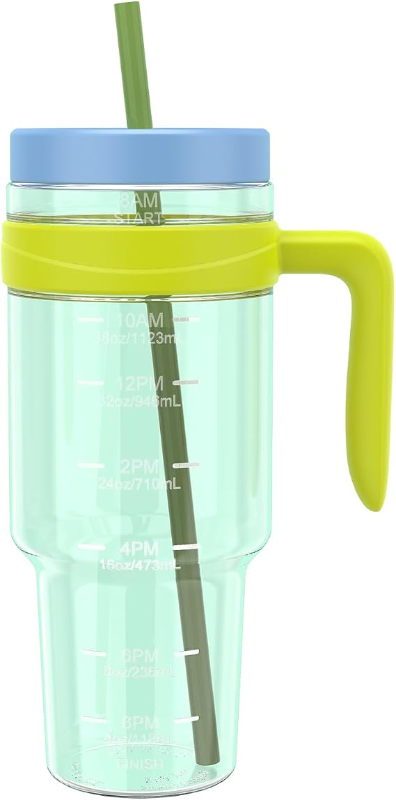 Tronco 50 oz Tritan Tumbler with Time Markers